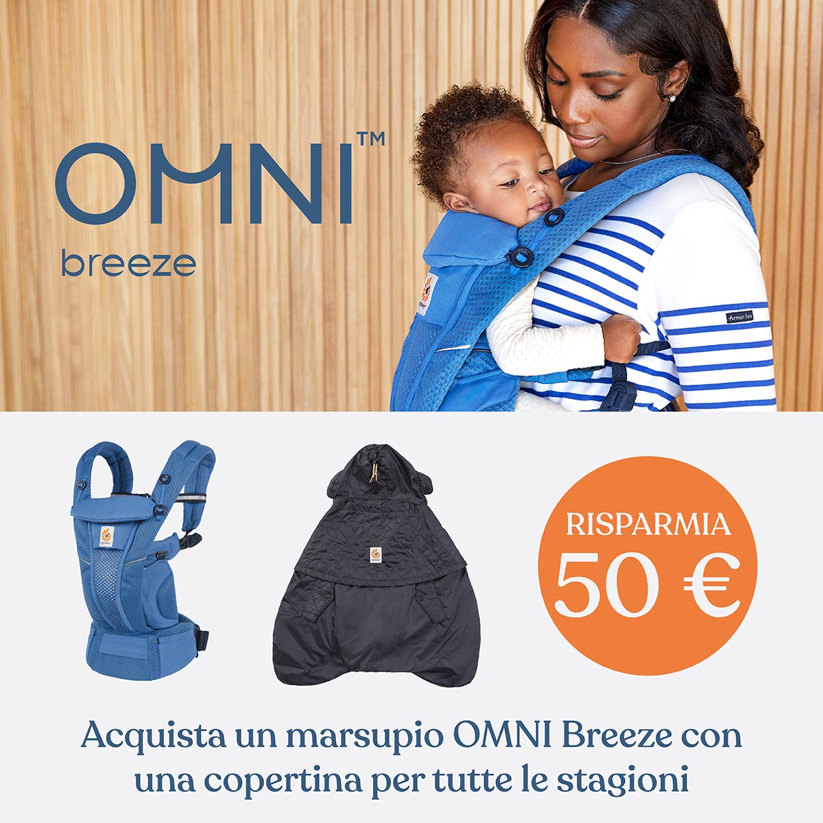 Marsupio Omni Breeze & Cover Invernale -25€ 