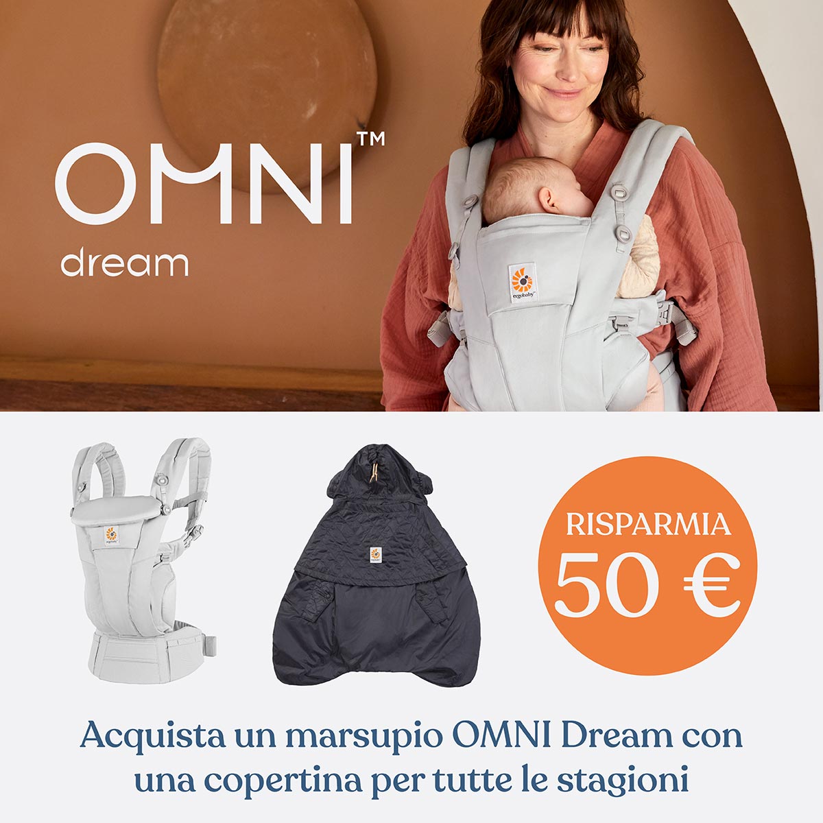 Marsupio Omni Dream & Cover Invernale -25€ 